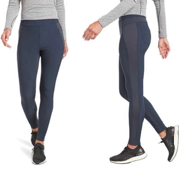 Kuhl Pants - Kuhl Small Regular Outleisure Pocket Legging Blue Hiking Outdoor 6346